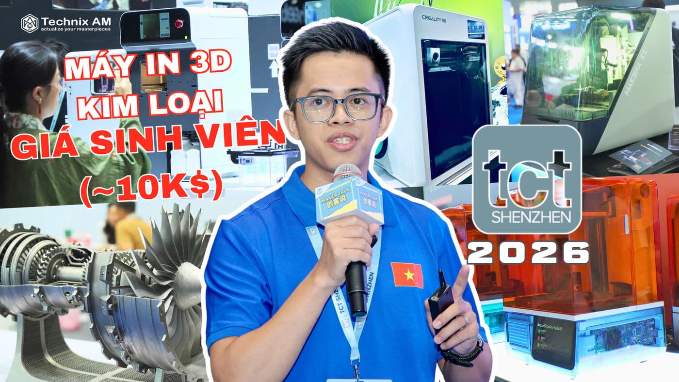 Những công nghệ mới tại TCT Shenzhen 2026: Máy in 3D kim loại giá sinh viên, bất ngờ đến từ Formlabs