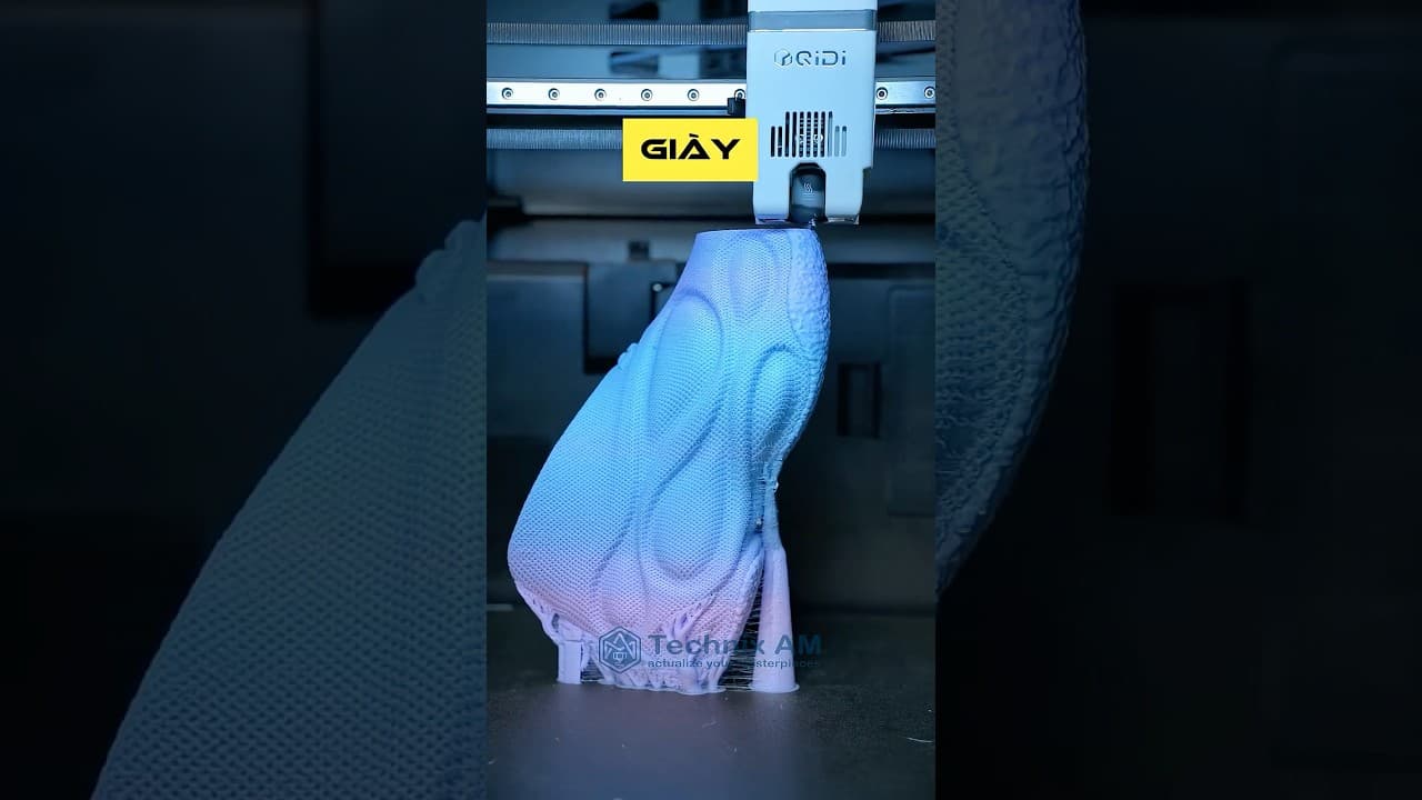 Giày in 3D có đi được hay không? #in3d #3dprinted #technixam #giay #shoe #qidimax4 #shorts #viral