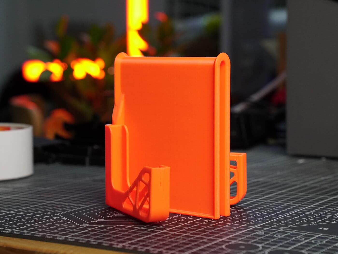 Pickleball net phone holder