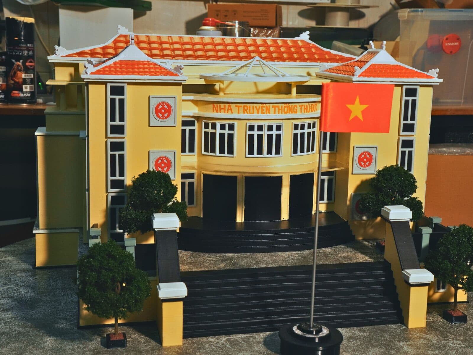 Mô hình trưng bày Nhà truyền thống