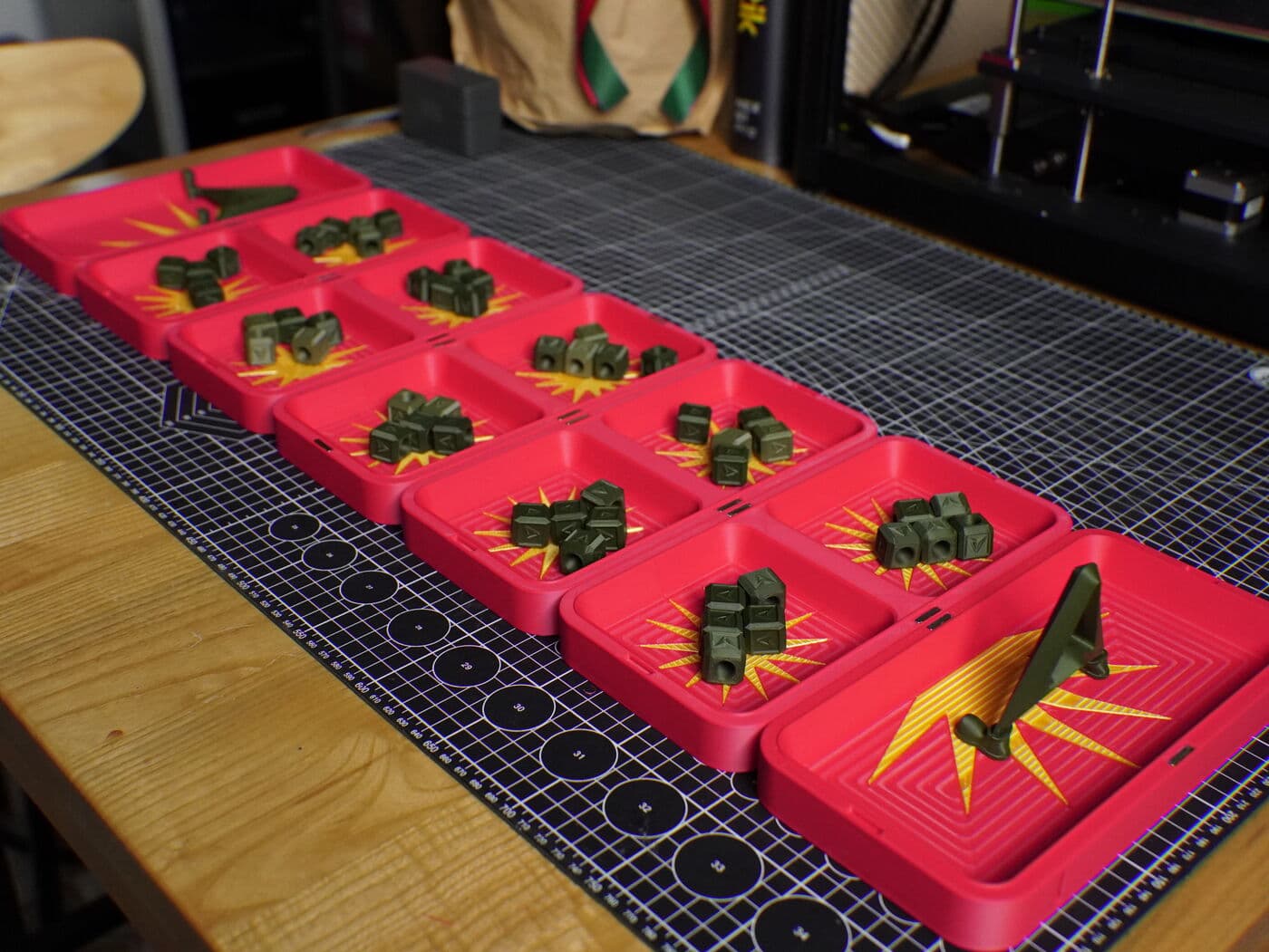 3D-printed O An Quan set